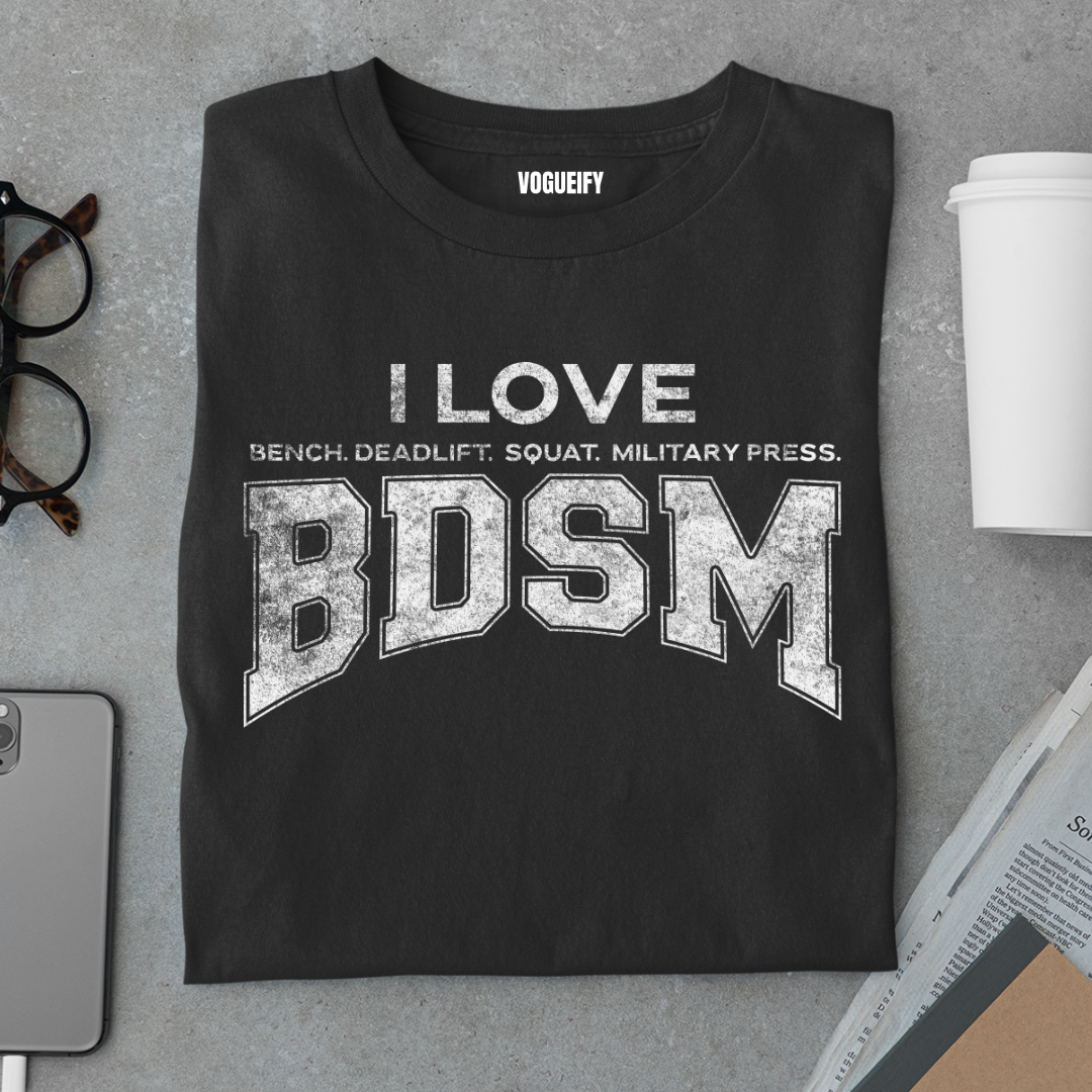 I Love Bench Deadlift Squat Tee