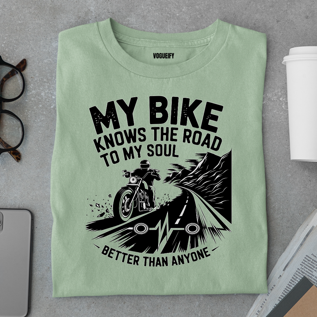 Bike Knows the Road Tee
