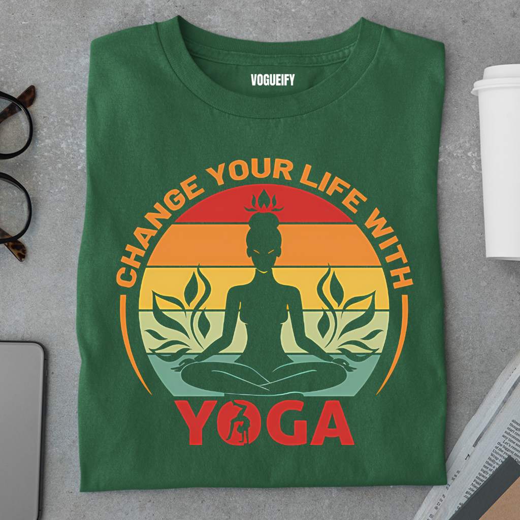 Change Your Life With Yoga Tee