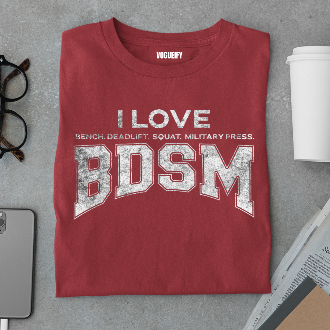 I Love Bench Deadlift Squat Tee