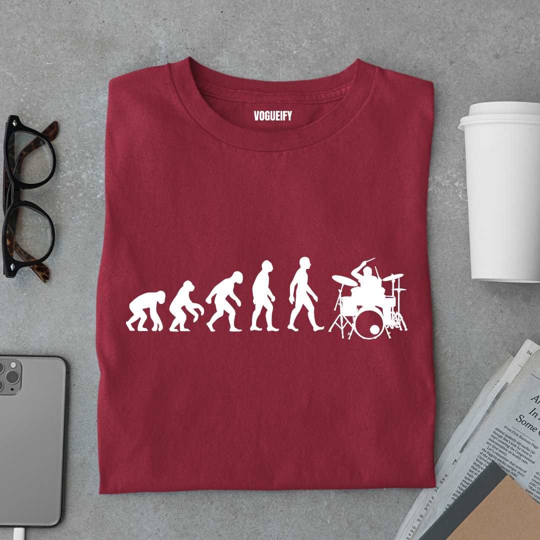 Drummer Evolution Tee