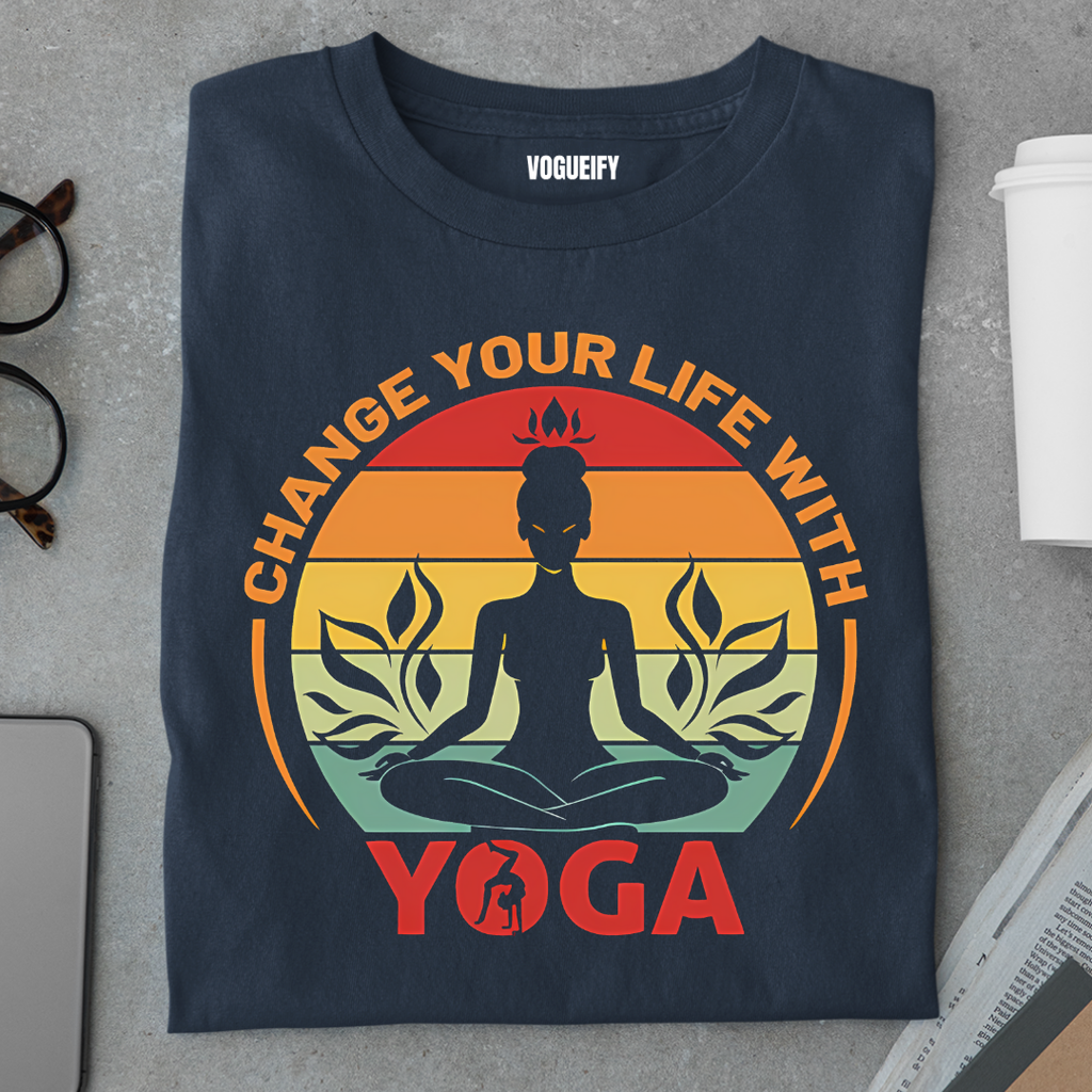 Change Your Life With Yoga Tee