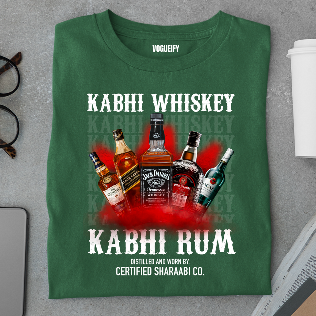 Kabhi Whiskey Kabhi Rum Tee