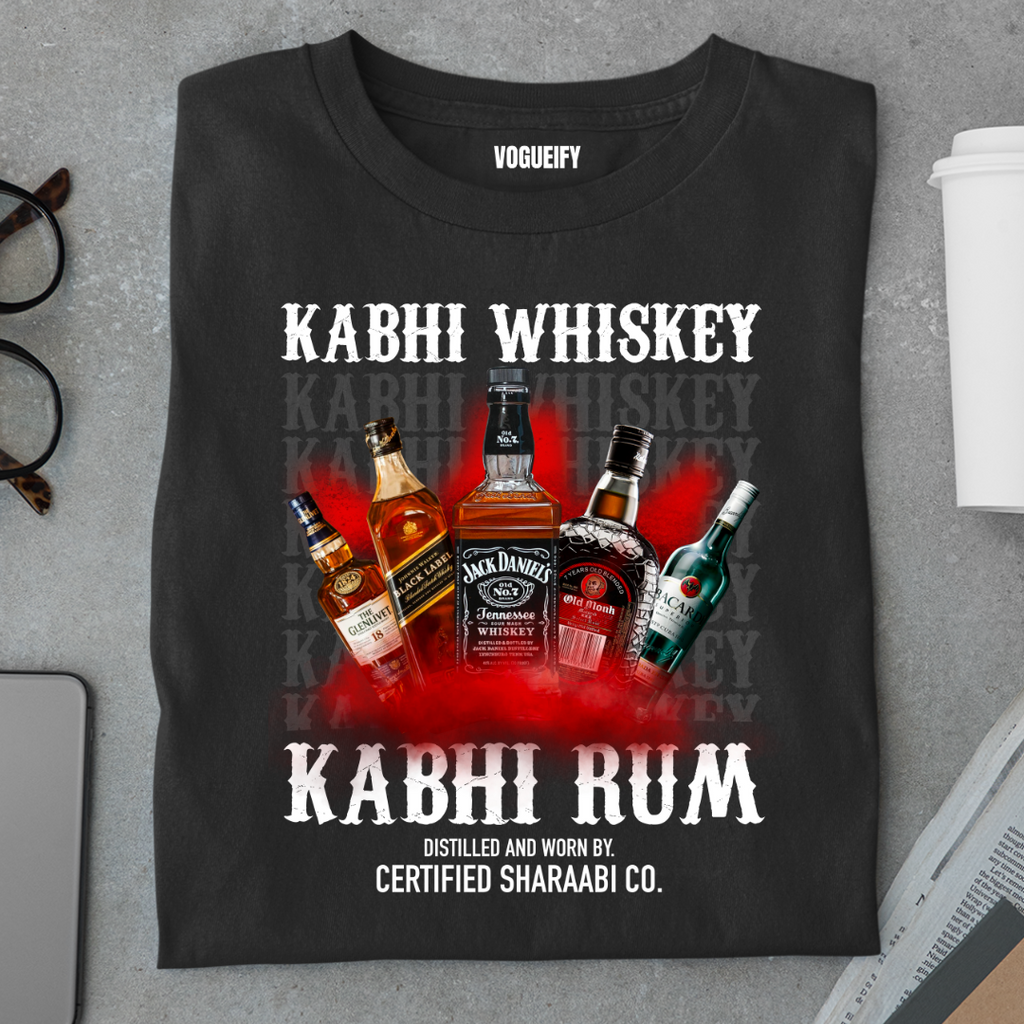 Kabhi Whiskey Kabhi Rum Tee