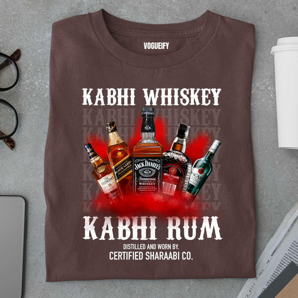 Kabhi Whiskey Kabhi Rum Tee