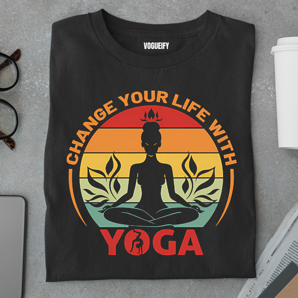 Change Your Life With Yoga Tee