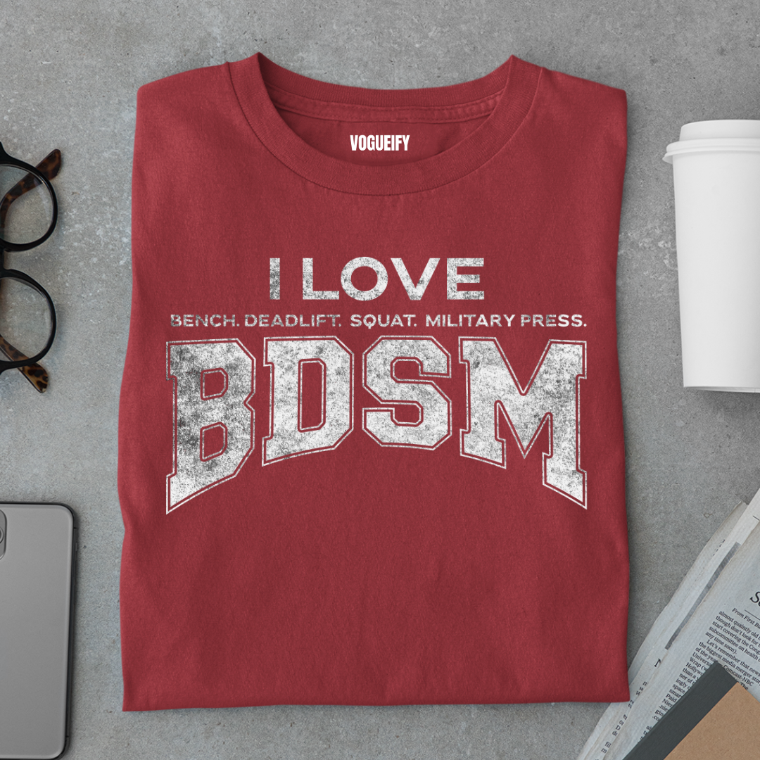 I Love Bench Deadlift Squat Tee