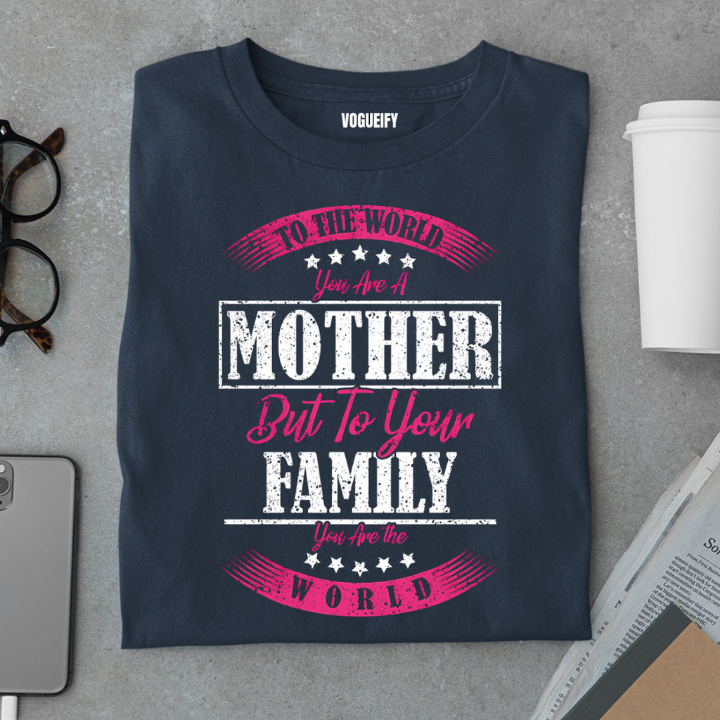 You Are the World Mom Tee