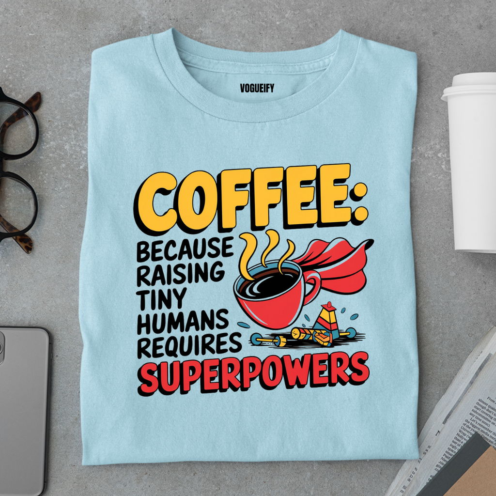 Coffee Tiny Superpowers Tee
