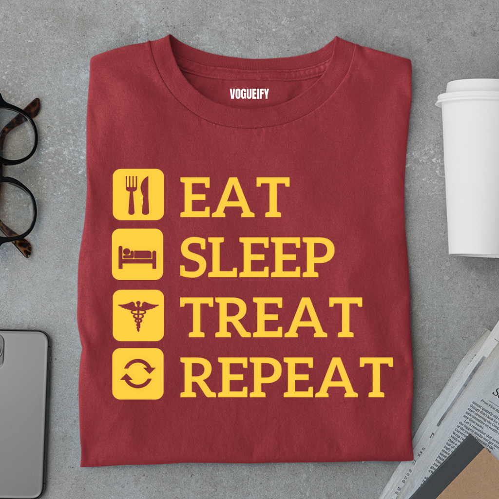Eat Sleep Treat Repeat Tee