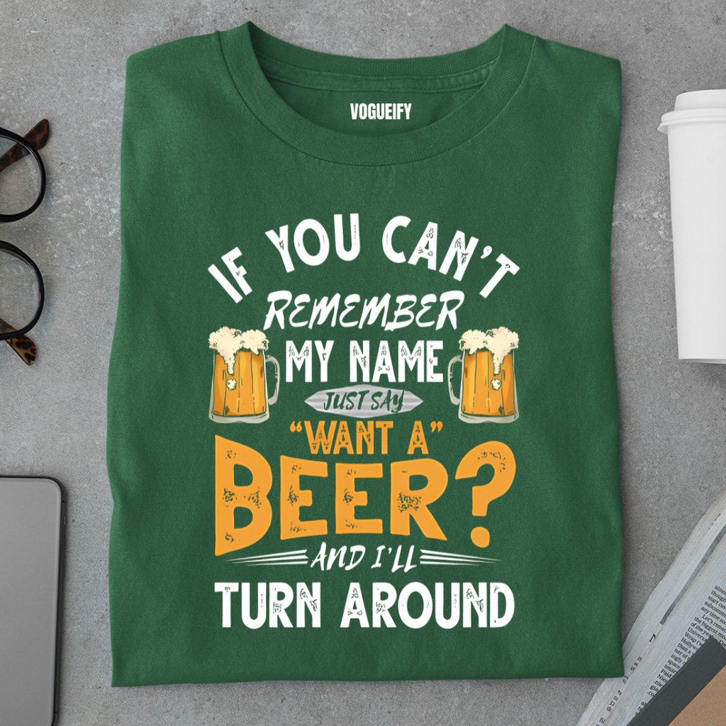 Can't Remember My Name Don't Worry Regular Fit Unisex Tee