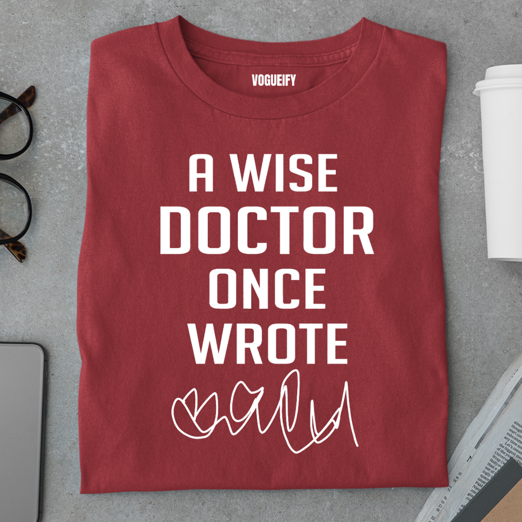 A Wise Doctor Once Wrote Tee