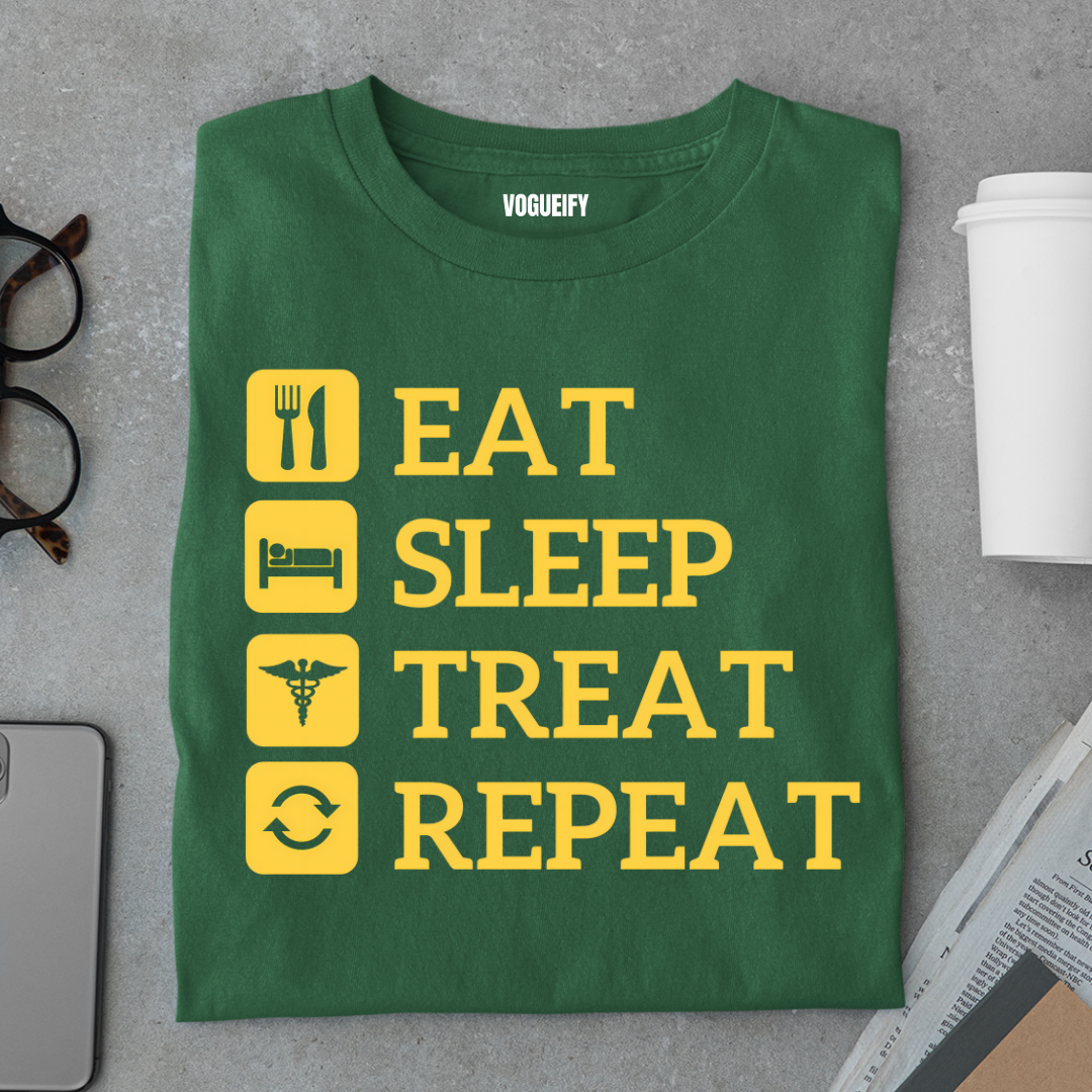 Eat Sleep Treat Repeat Tee