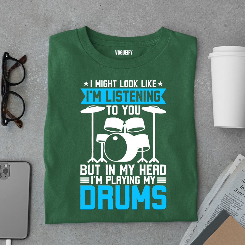 I'm Playing Drums Tee