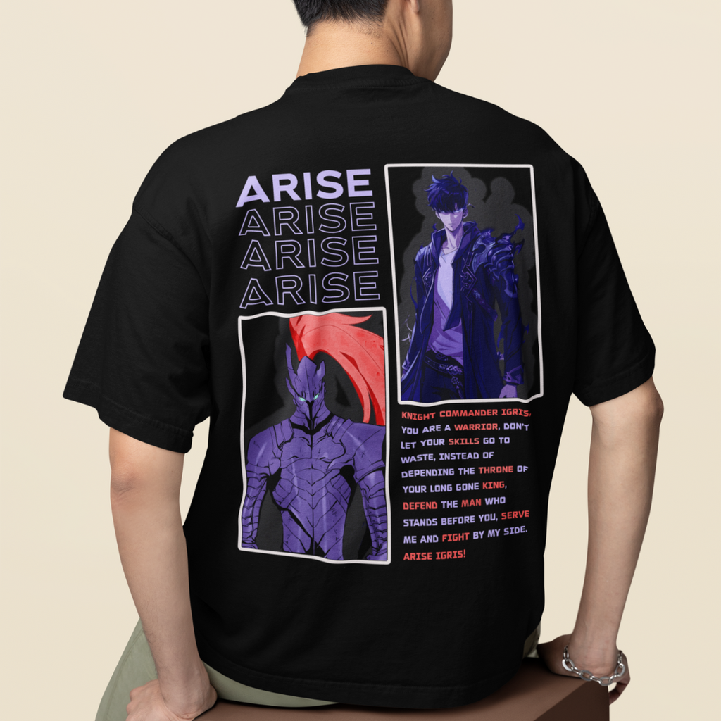 Solo Leveling Oversized Tee