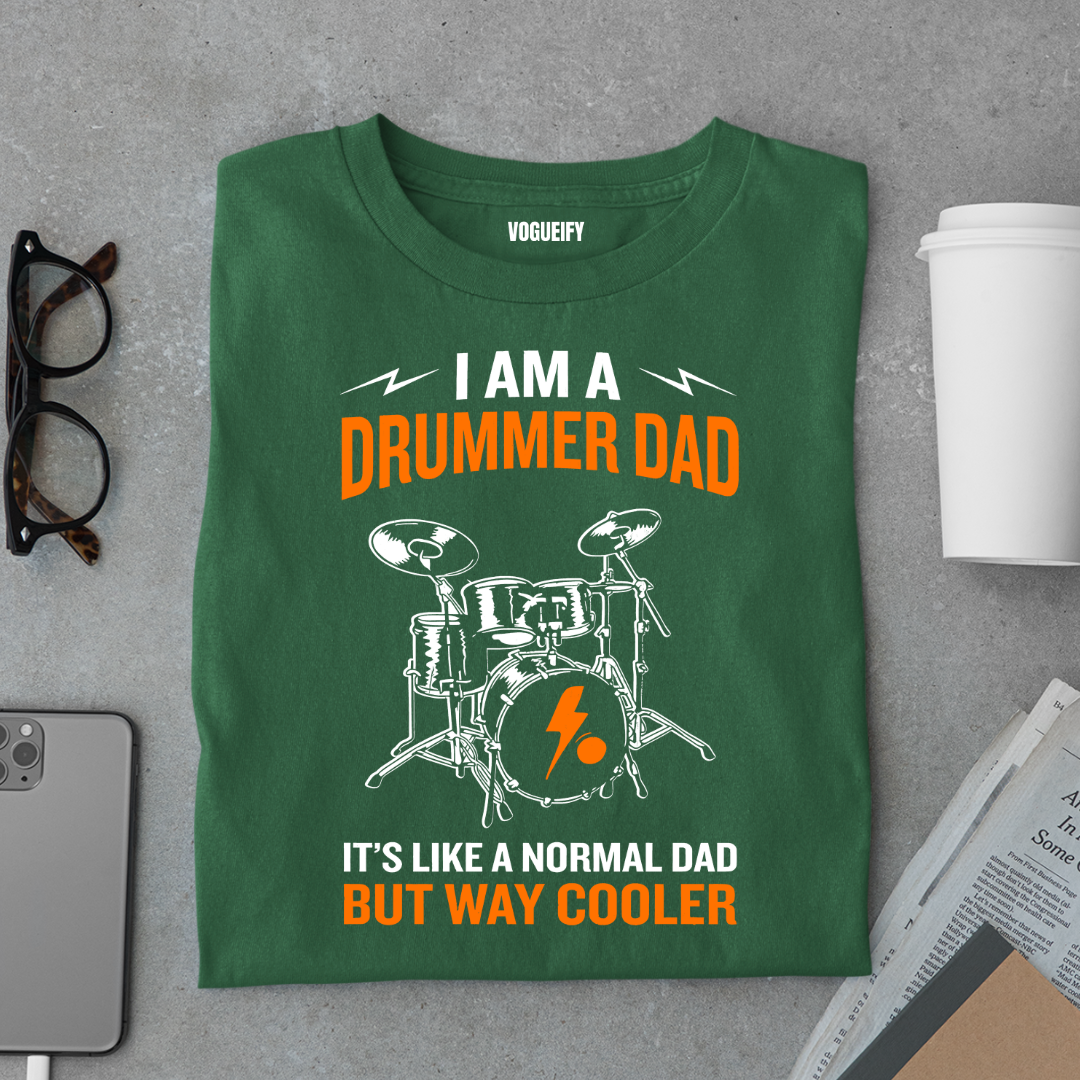 Drummer Dad Tee