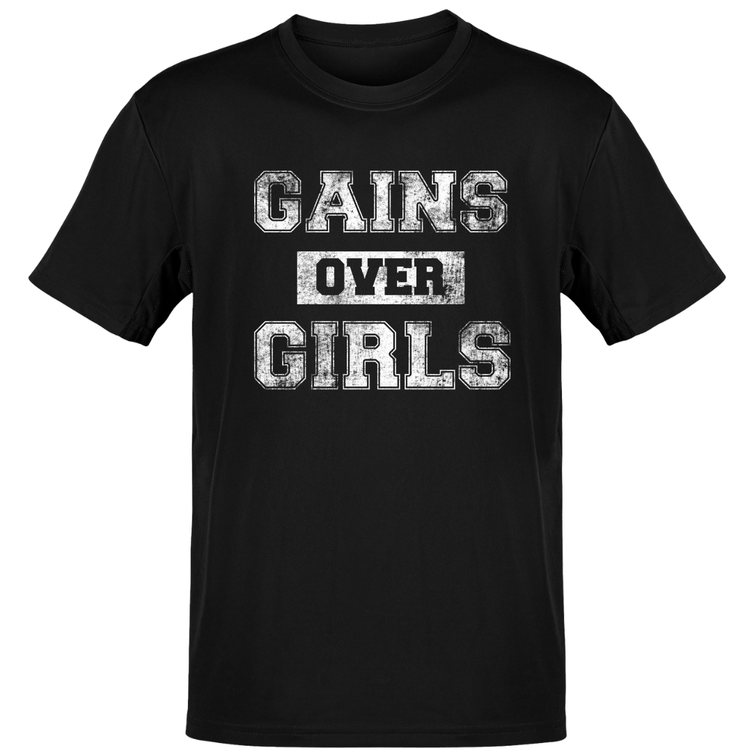 *Gains Over Girls - Regular Fit Unisex Tee