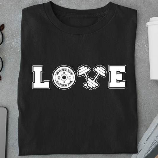 Love Gym Unisex Regular Fit Tee