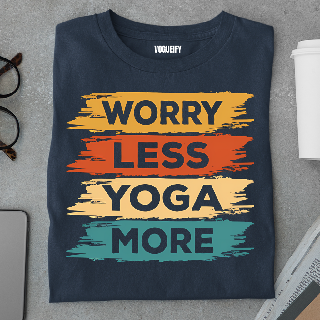 Worry Less Yoga More Tee