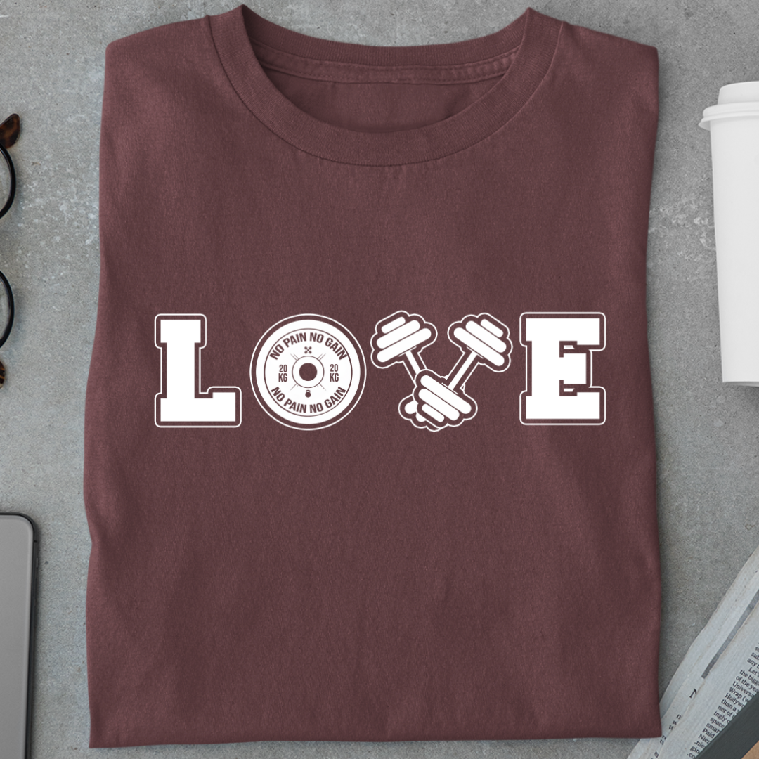 Love Gym Unisex Regular Fit Tee
