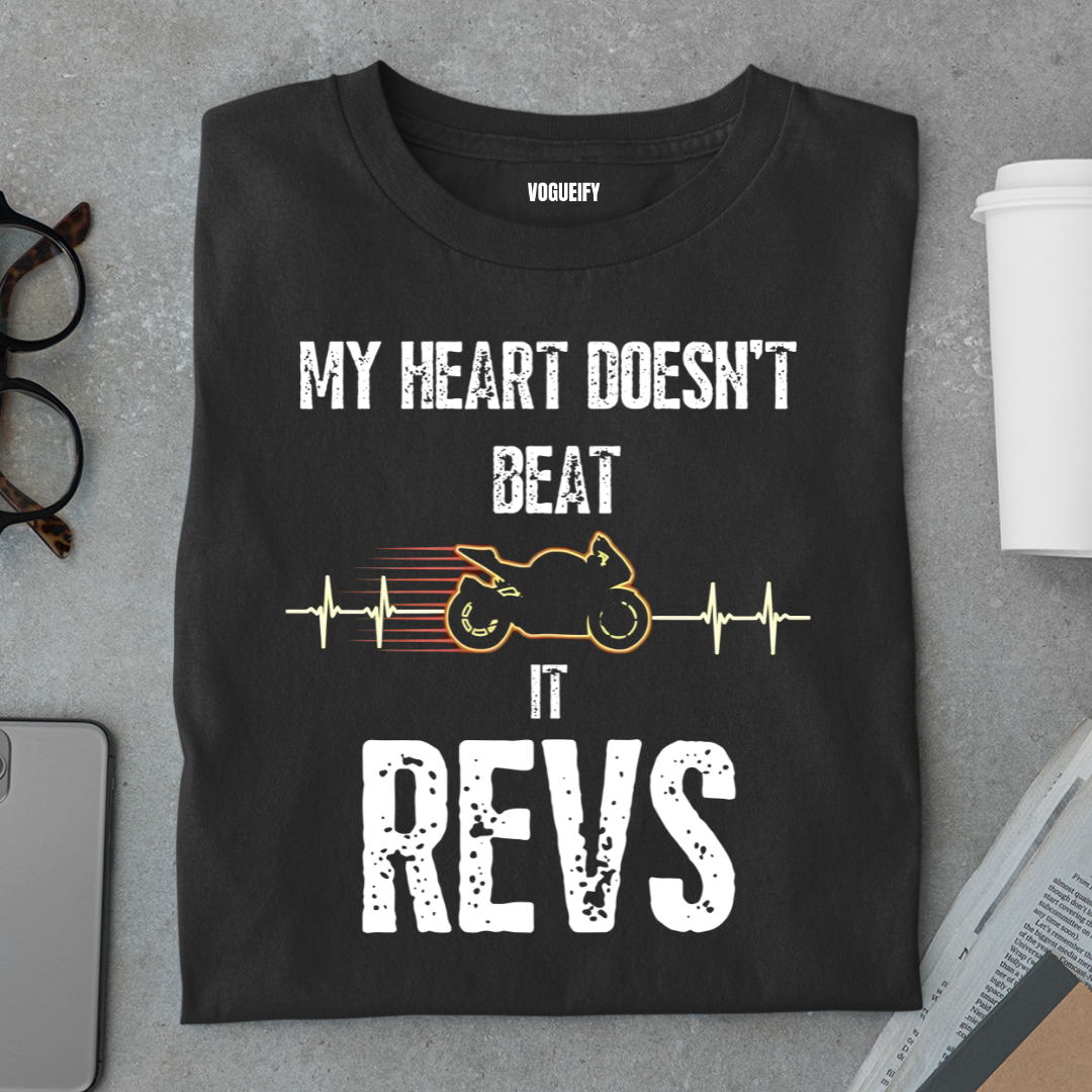 Heart Revs Tee