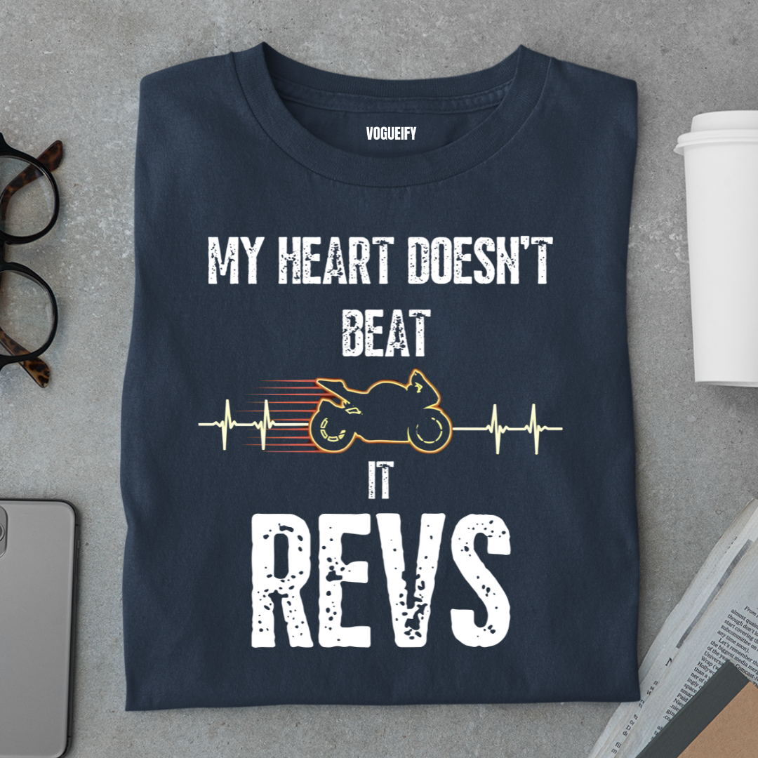 Heart Revs Tee