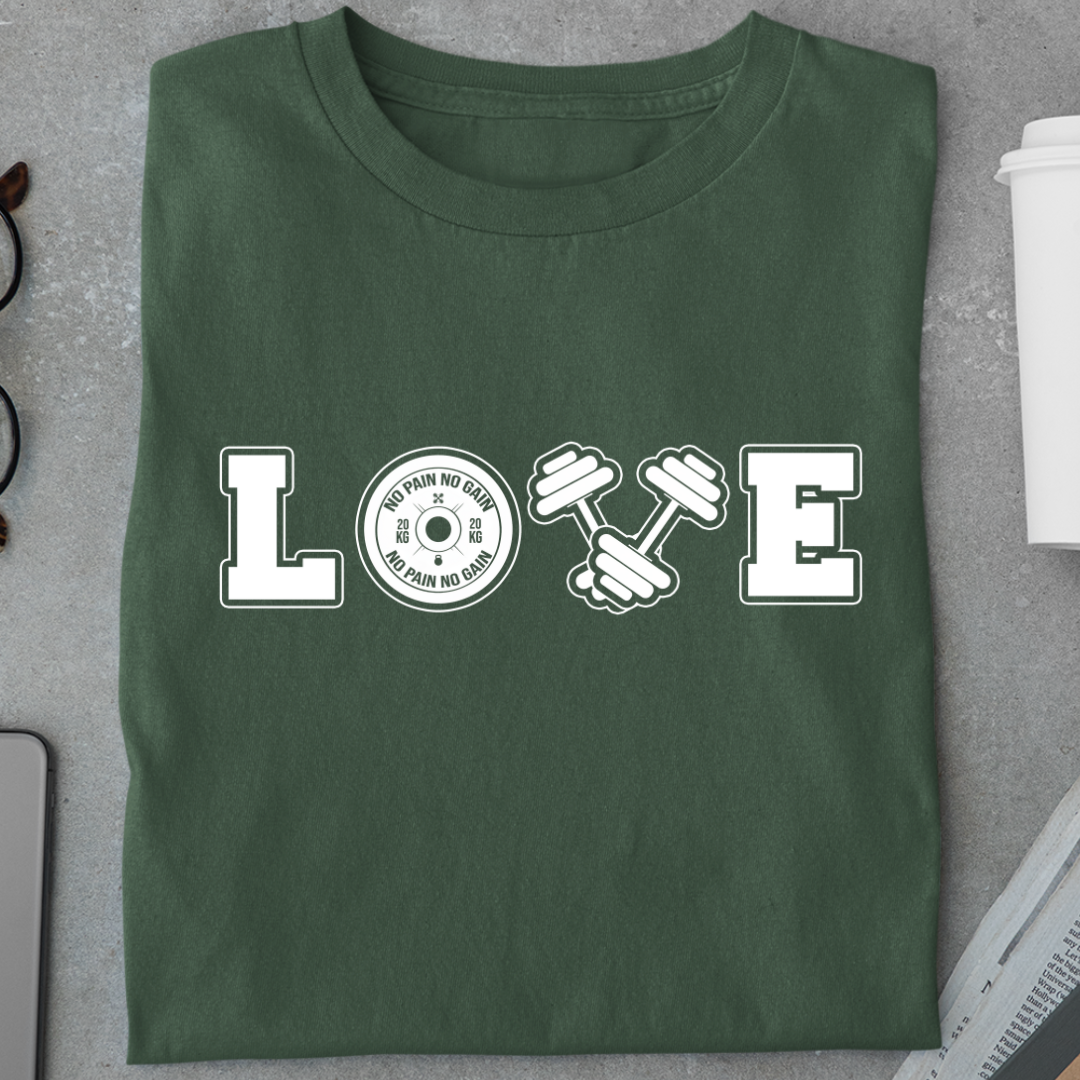 Love Gym Unisex Regular Fit Tee