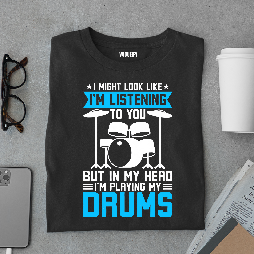 I'm Playing Drums Tee