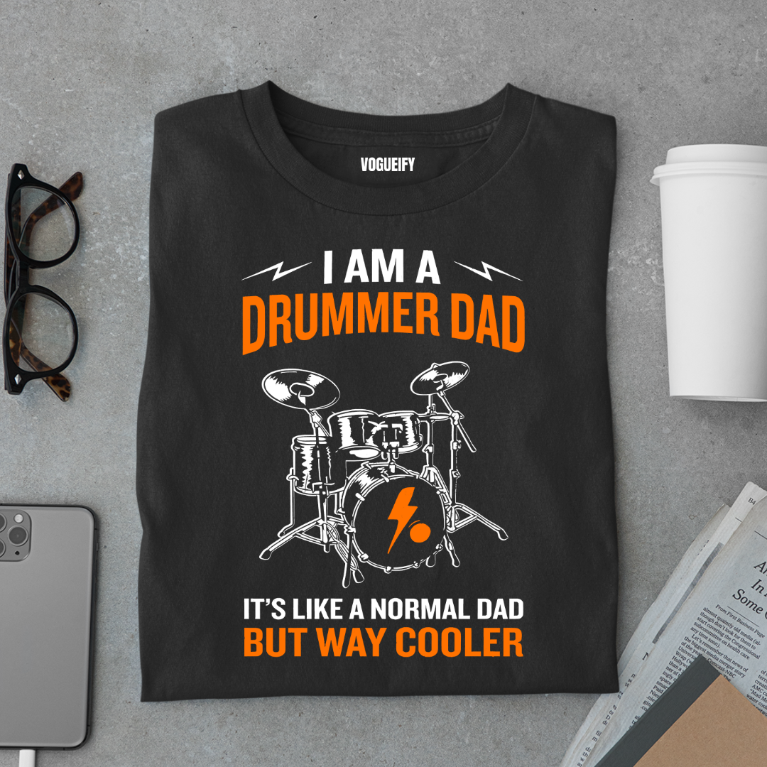 Drummer Dad Tee