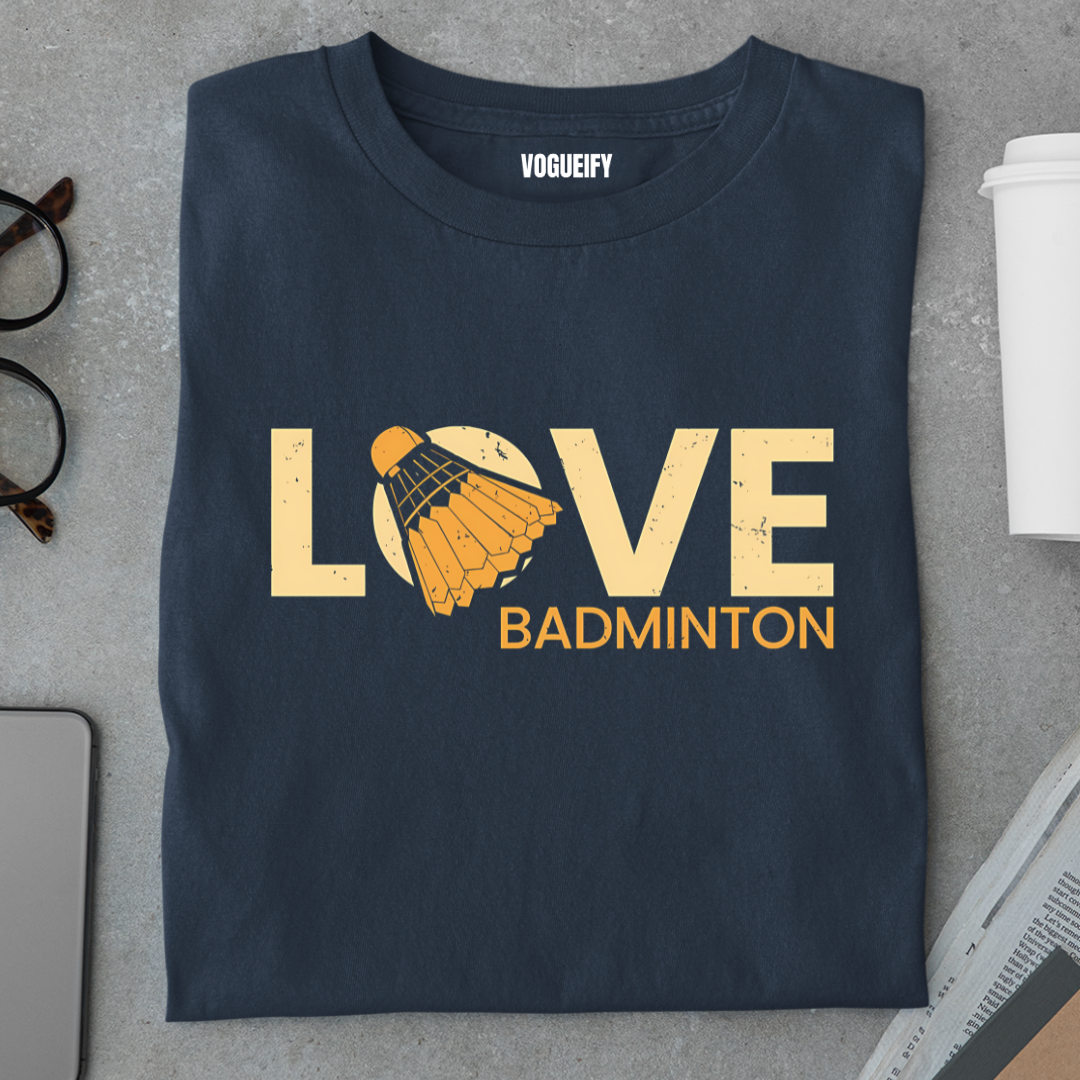 Love Badminton Tee