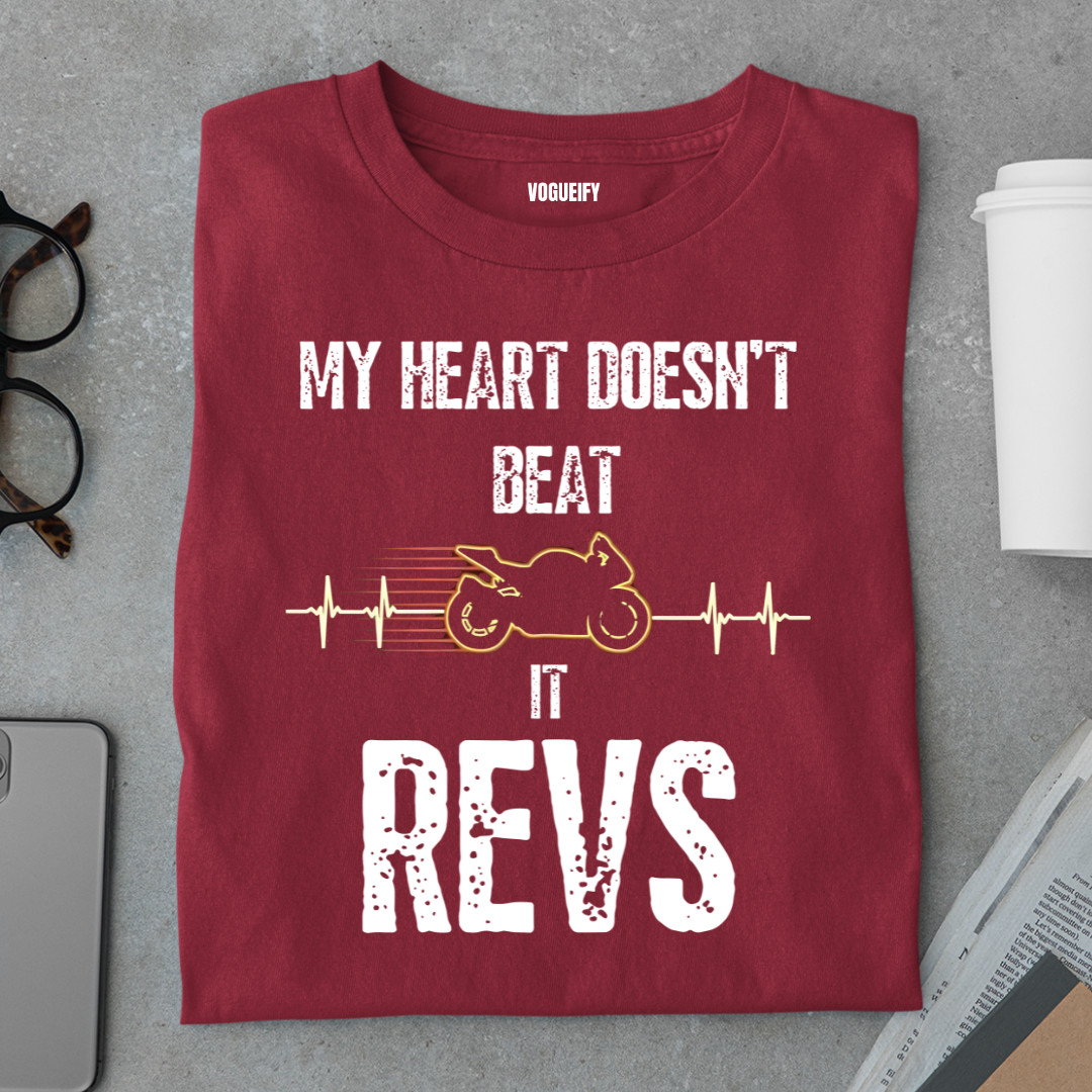 Heart Revs Tee