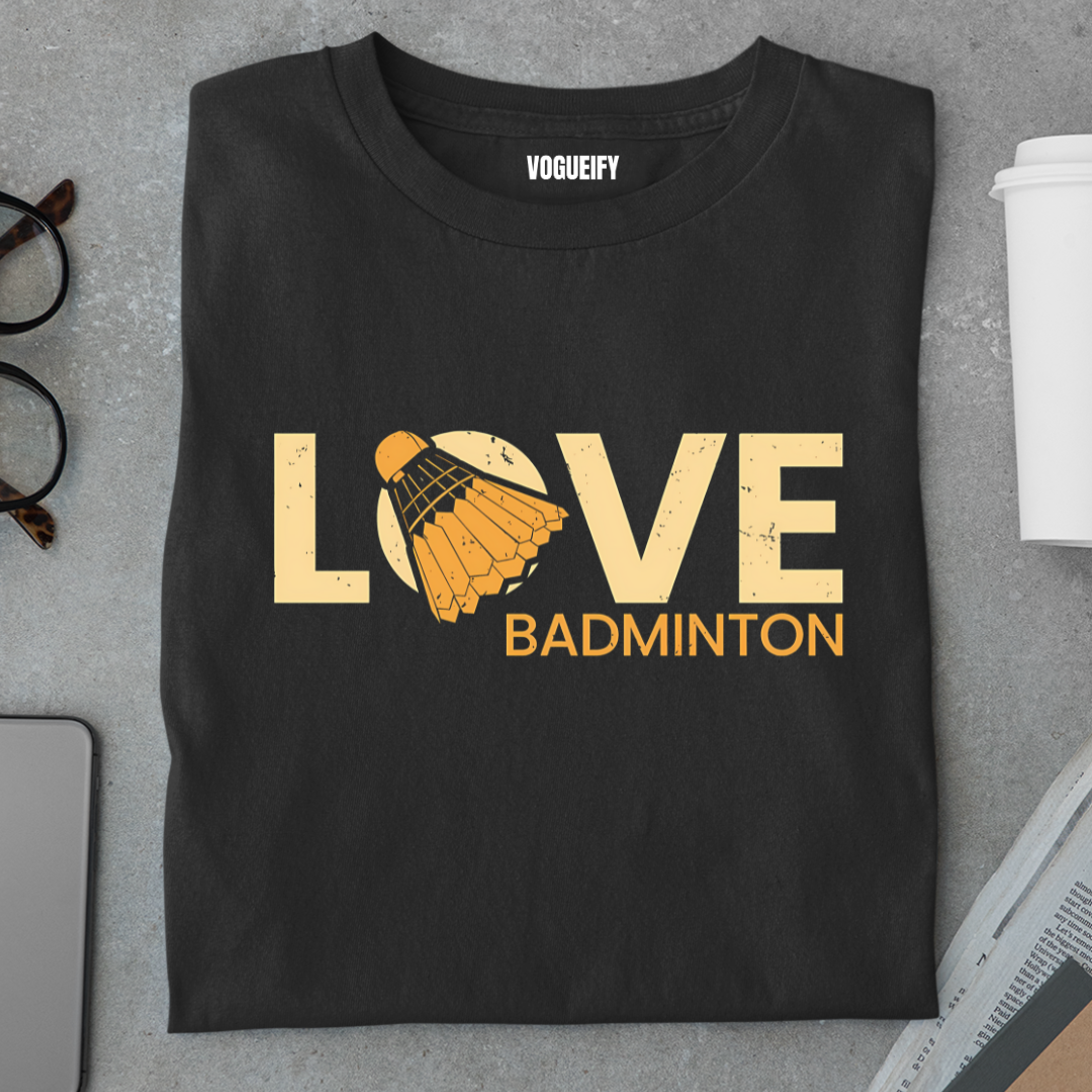 Love Badminton Tee