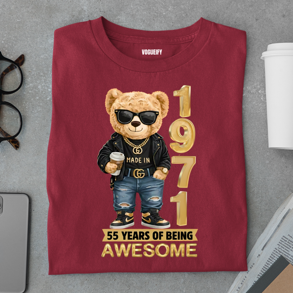 55 Year Old Male Tee
