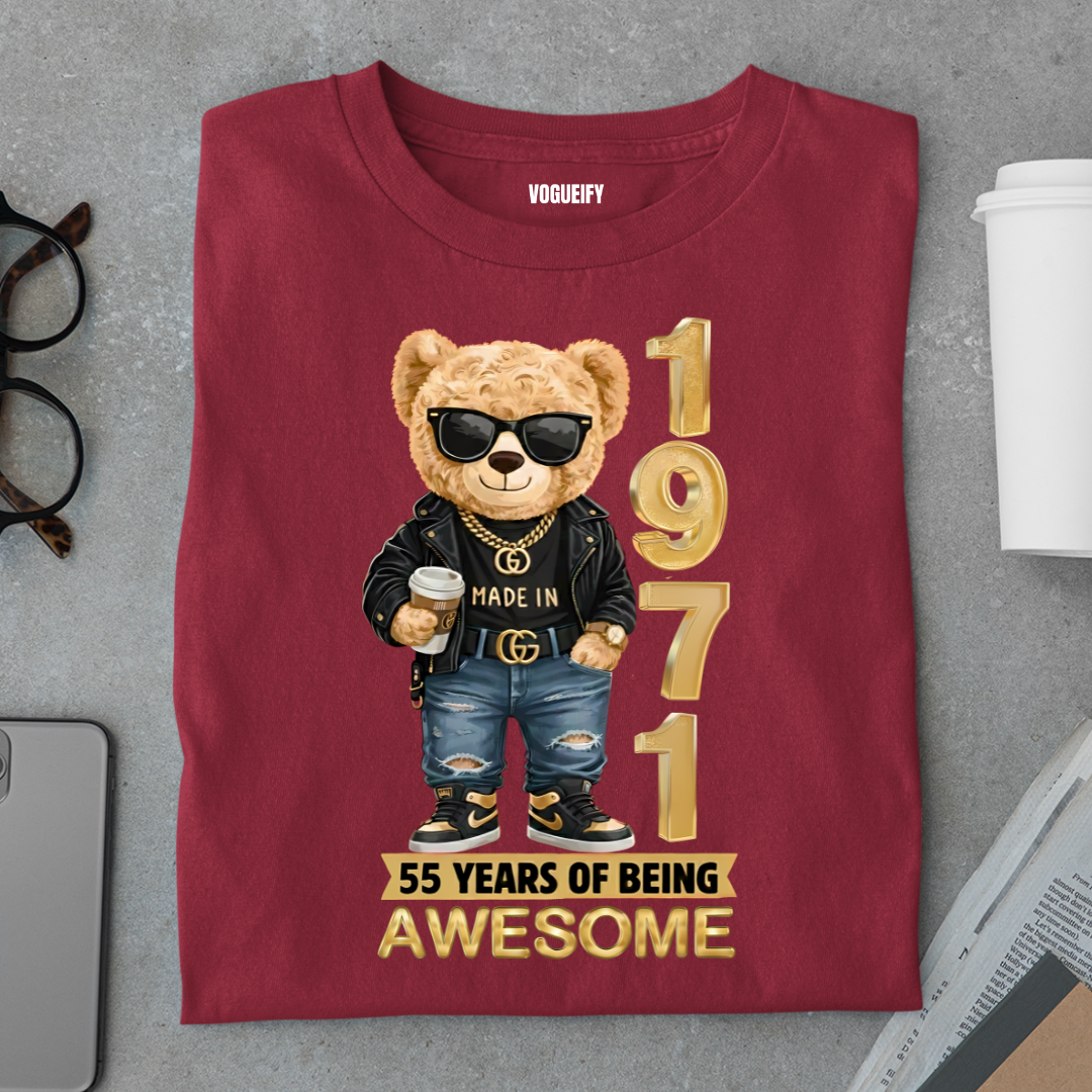 55 Year Old Male Tee