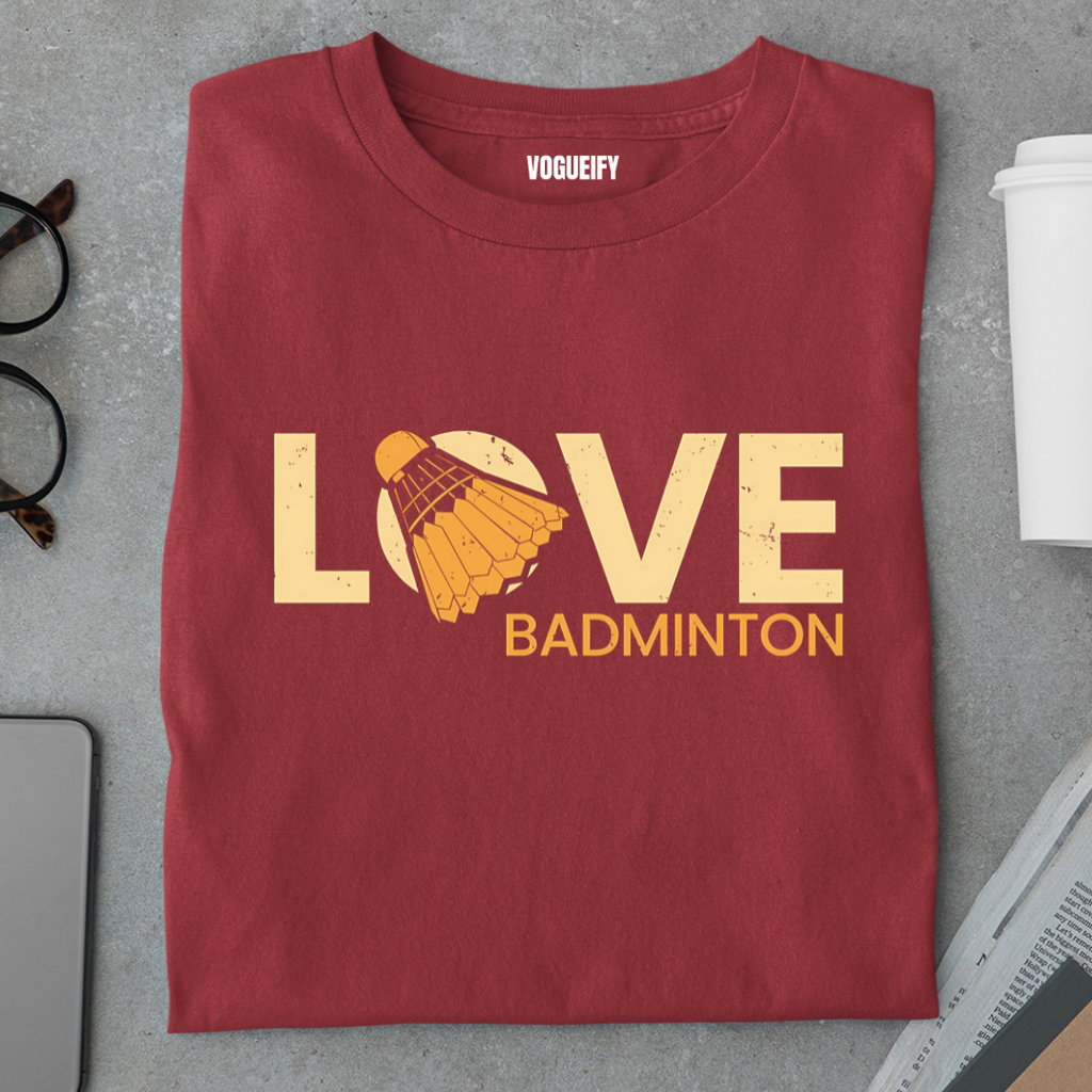 Love Badminton Tee