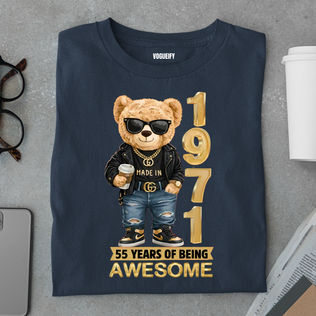 55 Year Old Male Tee