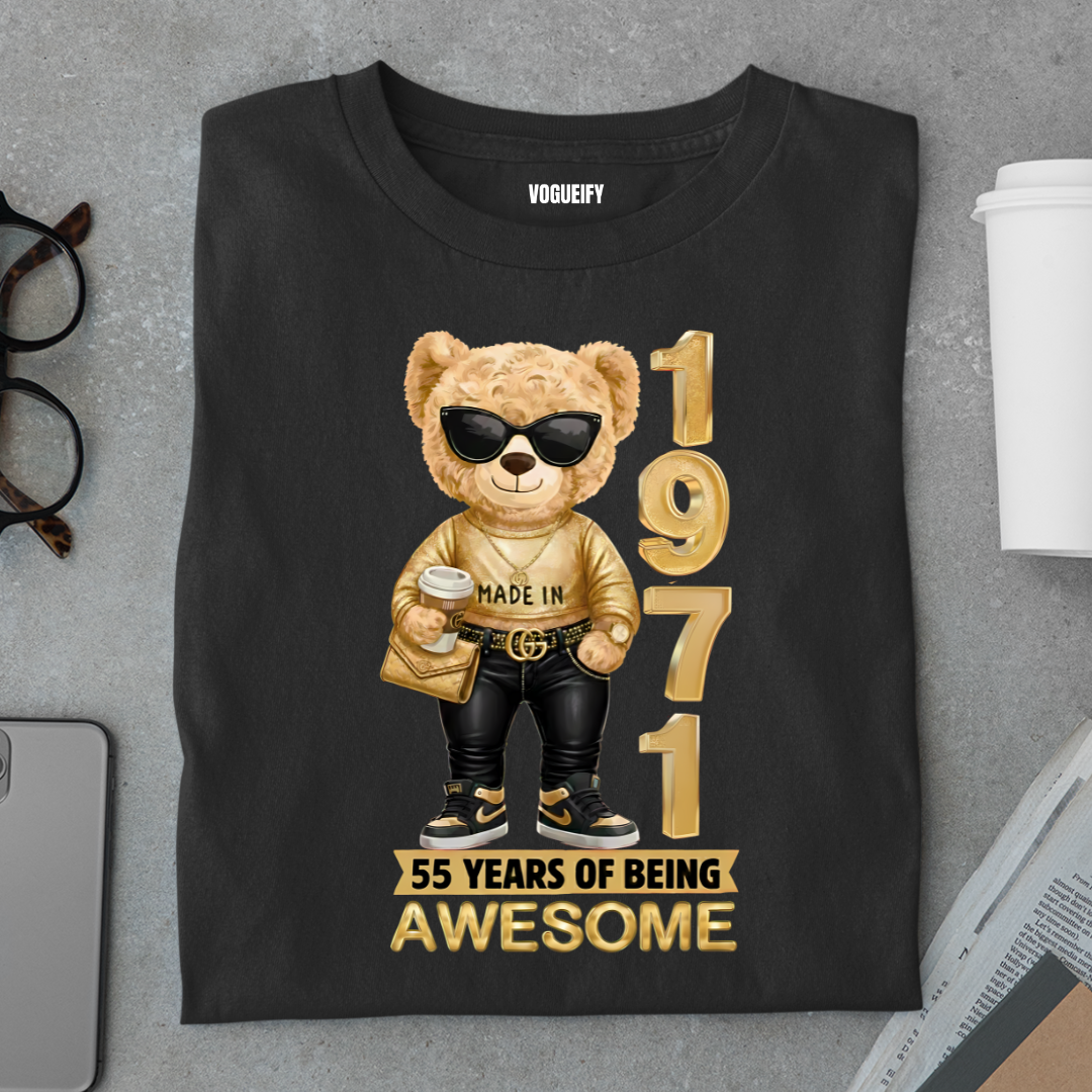 55 Years Old Female Tee