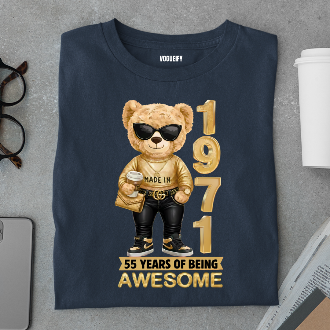 55 Years Old Female Tee