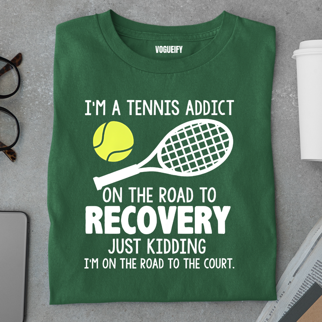 I'm A Tennis Addict Regular Fit Unisex Tee