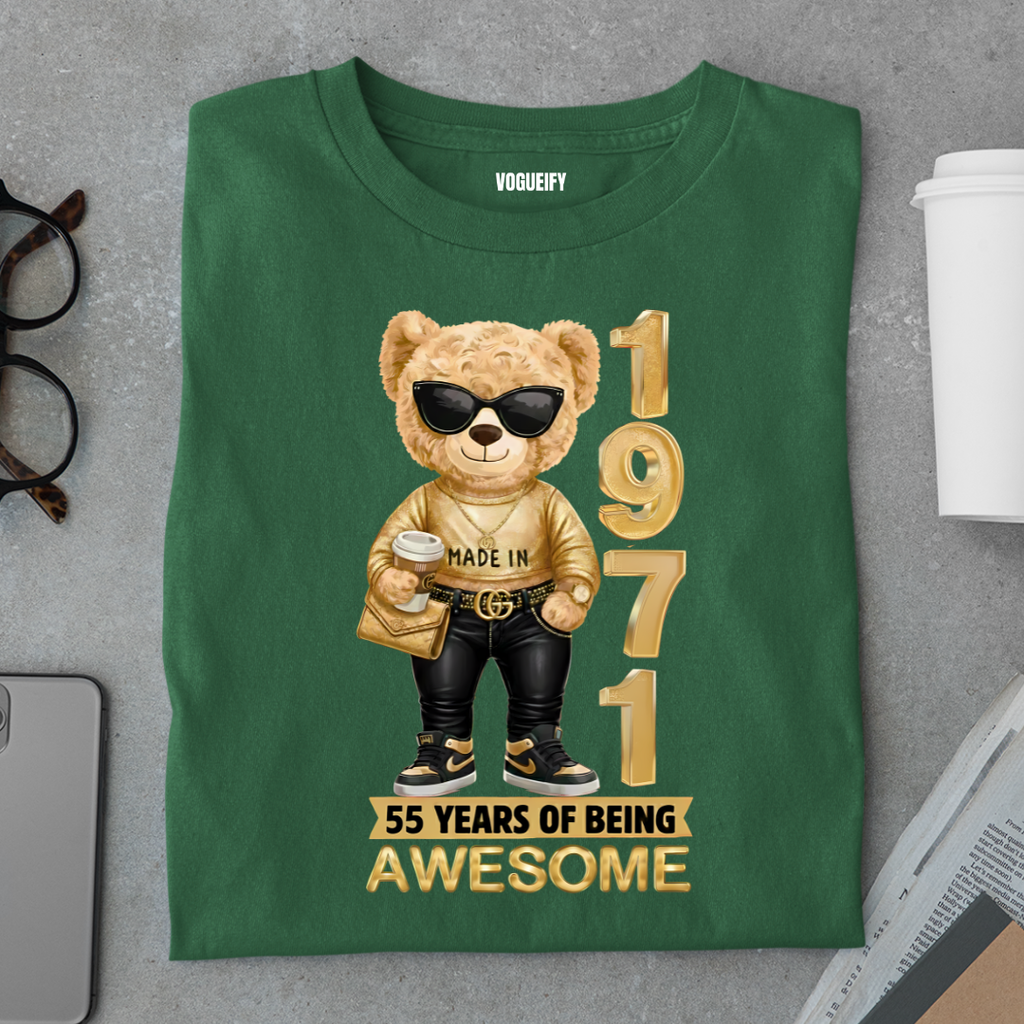55 Years Old Female Tee