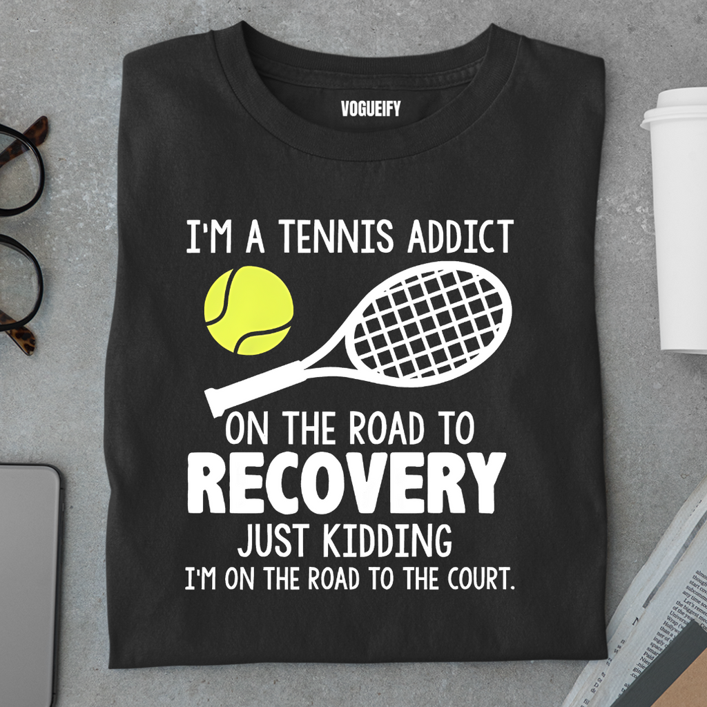 I'm A Tennis Addict Regular Fit Unisex Tee