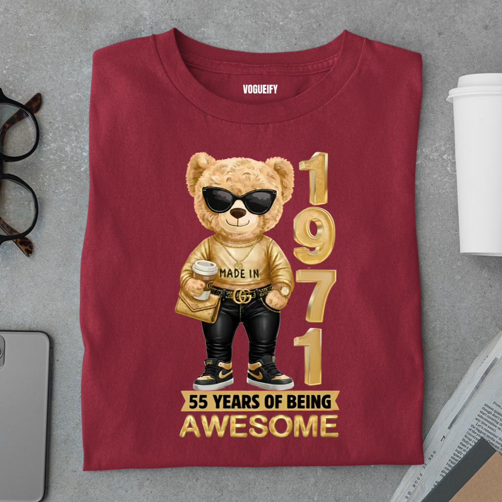55 Years Old Female Tee