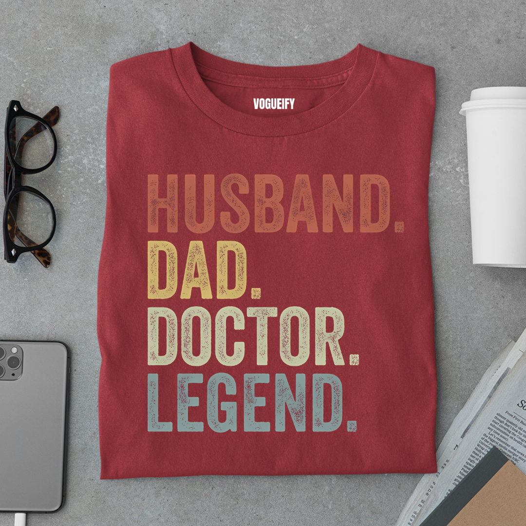 Husband Dad Doctor Tee