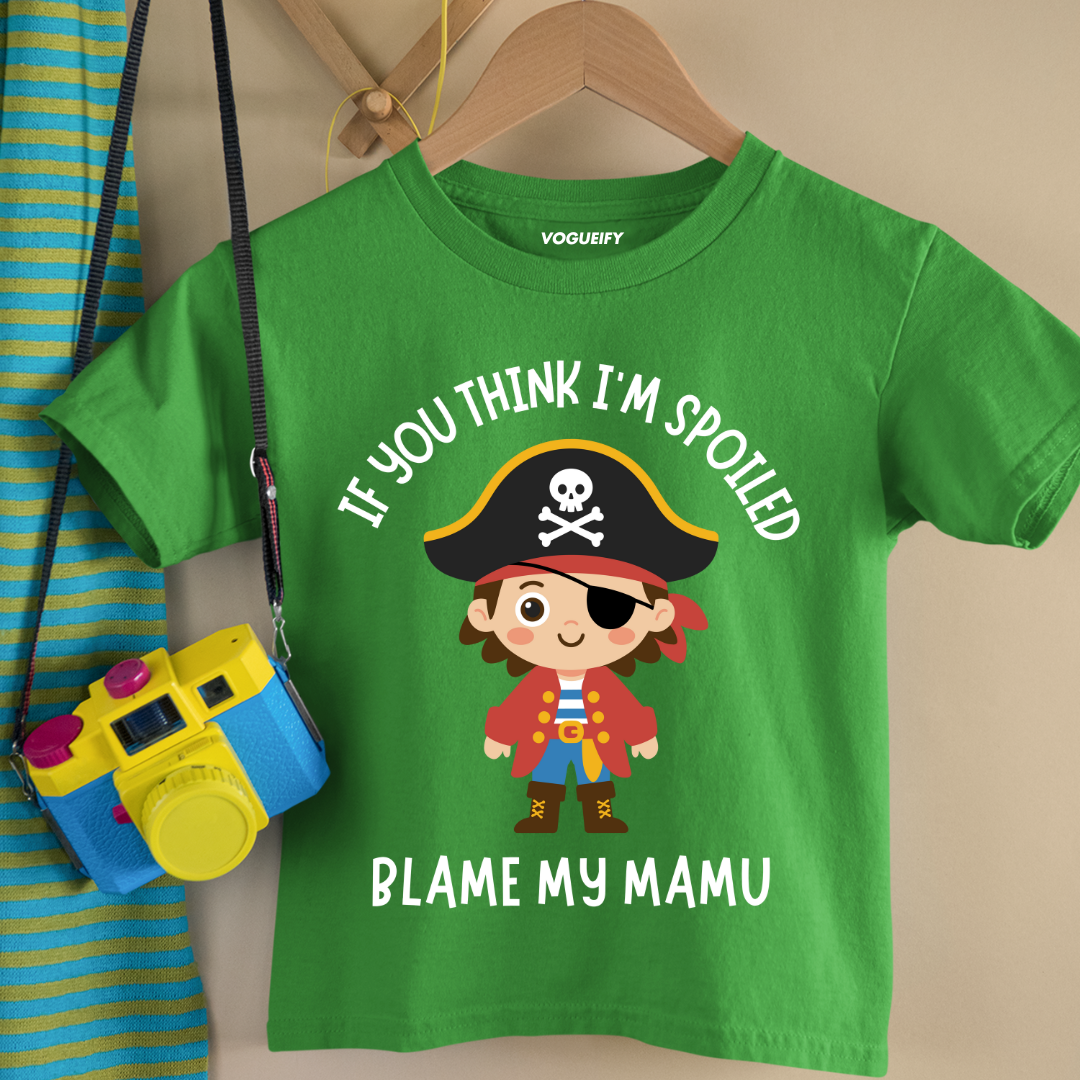 Blame My Mamu Kids Tee