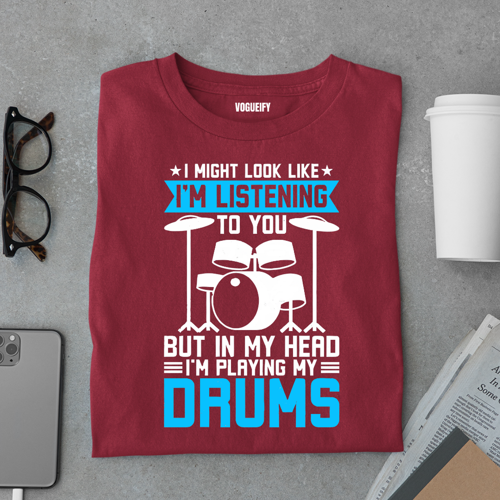 I'm Playing Drums Tee