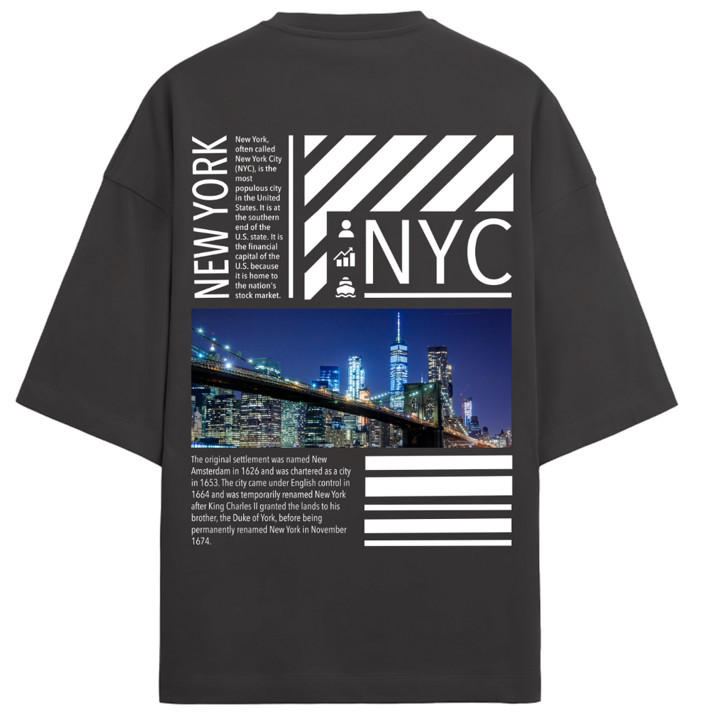 *New York City - Oversized Classic Tee [240GSM]