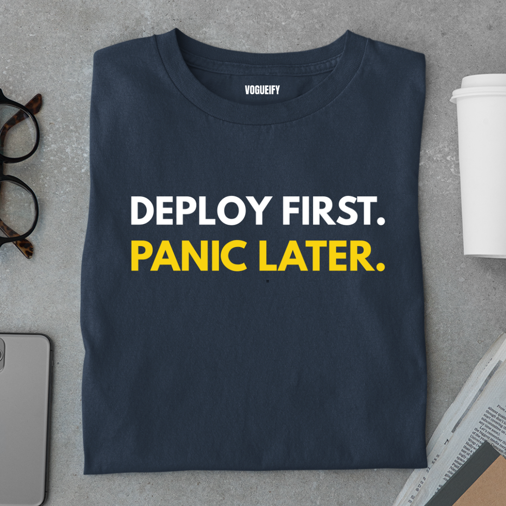 Deploy First Panic Later Tee
