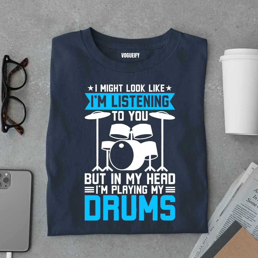 I'm Playing Drums Tee