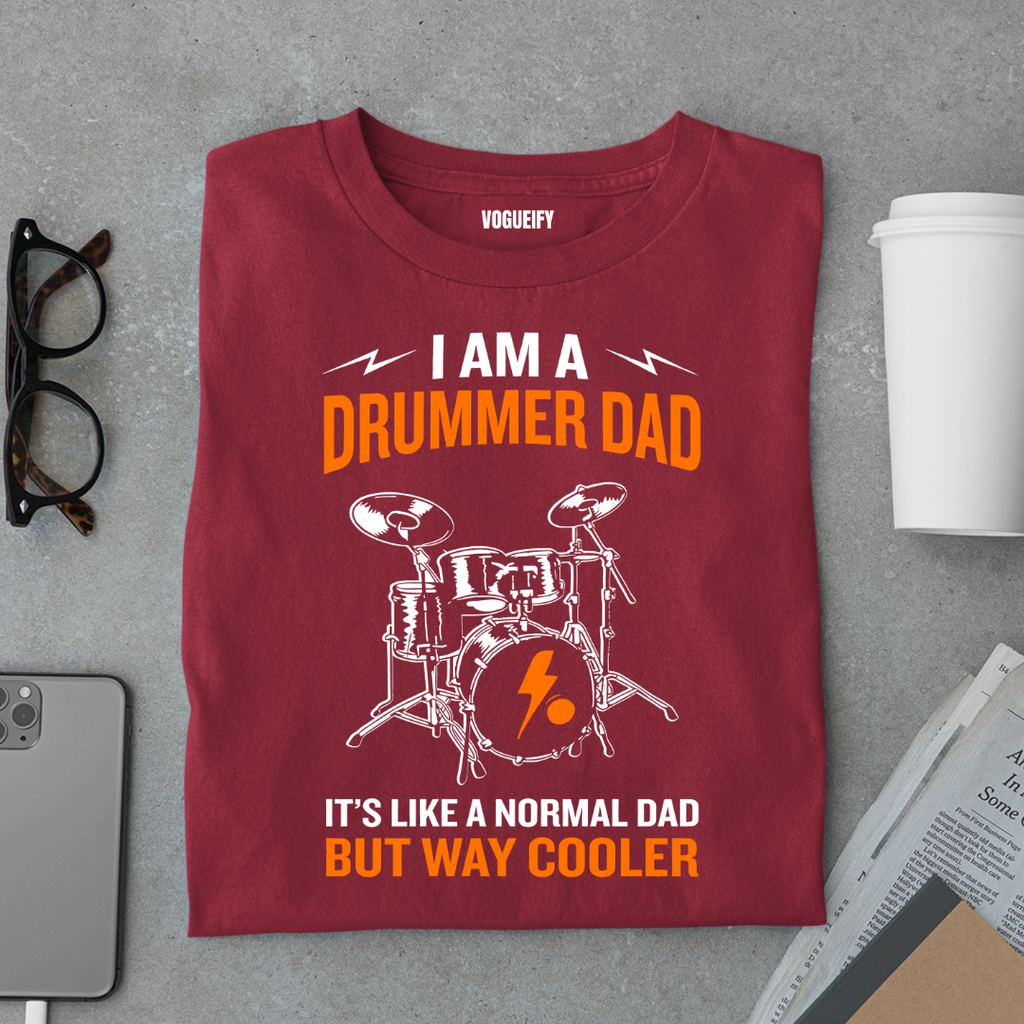 Drummer Dad Tee
