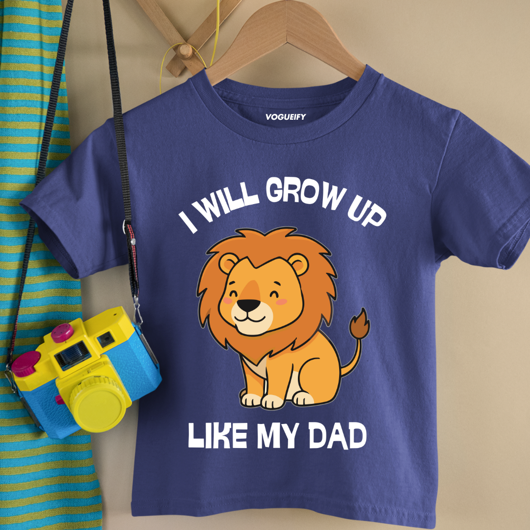 Grow Up Like Dad Kids Tee